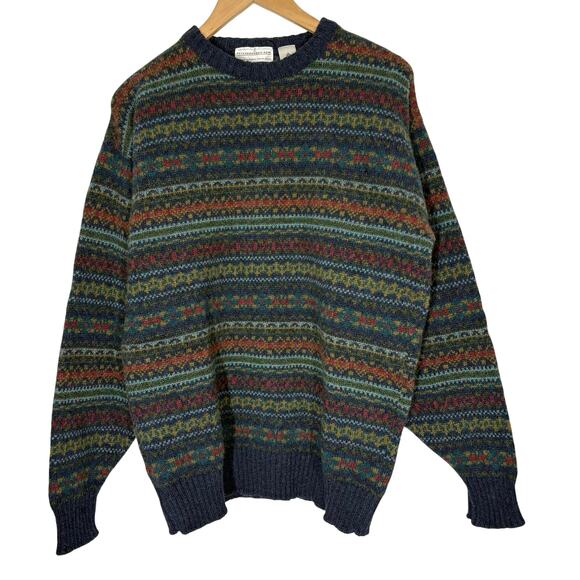 Peterborough Row Other - Vintage Peterborough Row Shetland Wool Sweater Mens Size XL Grandpa Outdoor Read
